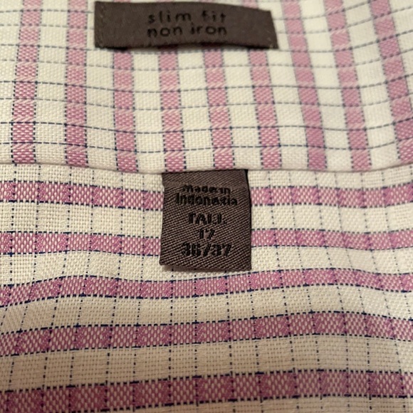 CALVIN KLEIN MENS DRESS SHIRT. - Picture 4 of 5